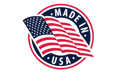 Made in USA badge for HepatoBurn supplement with quality assurance
